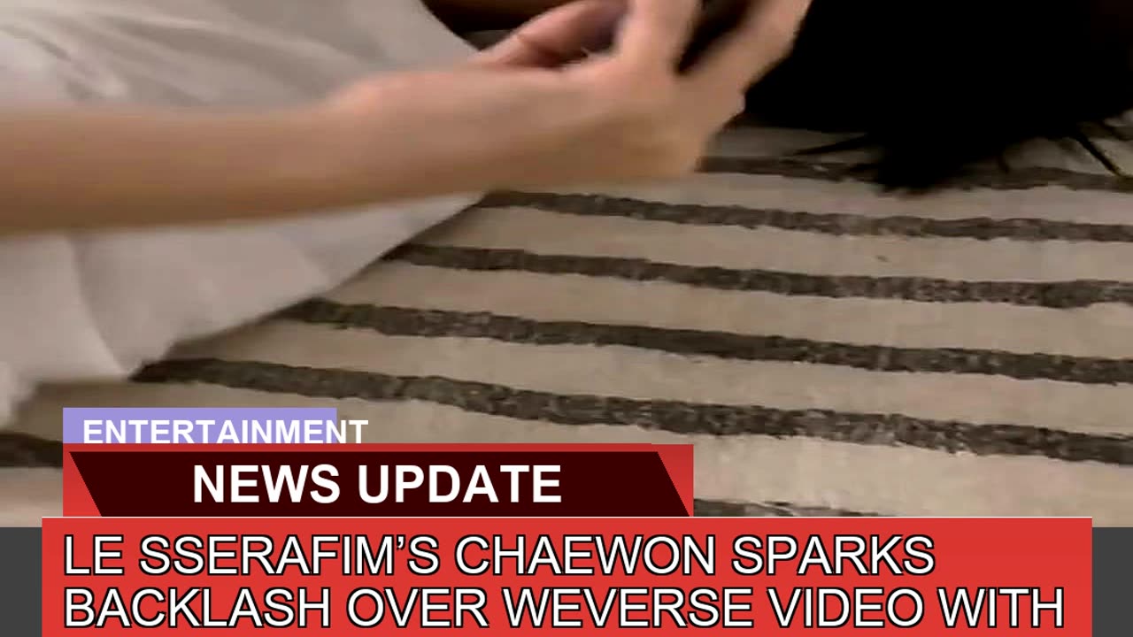 Le Sserafims Chaewon Sparks Backlash Over Weverse