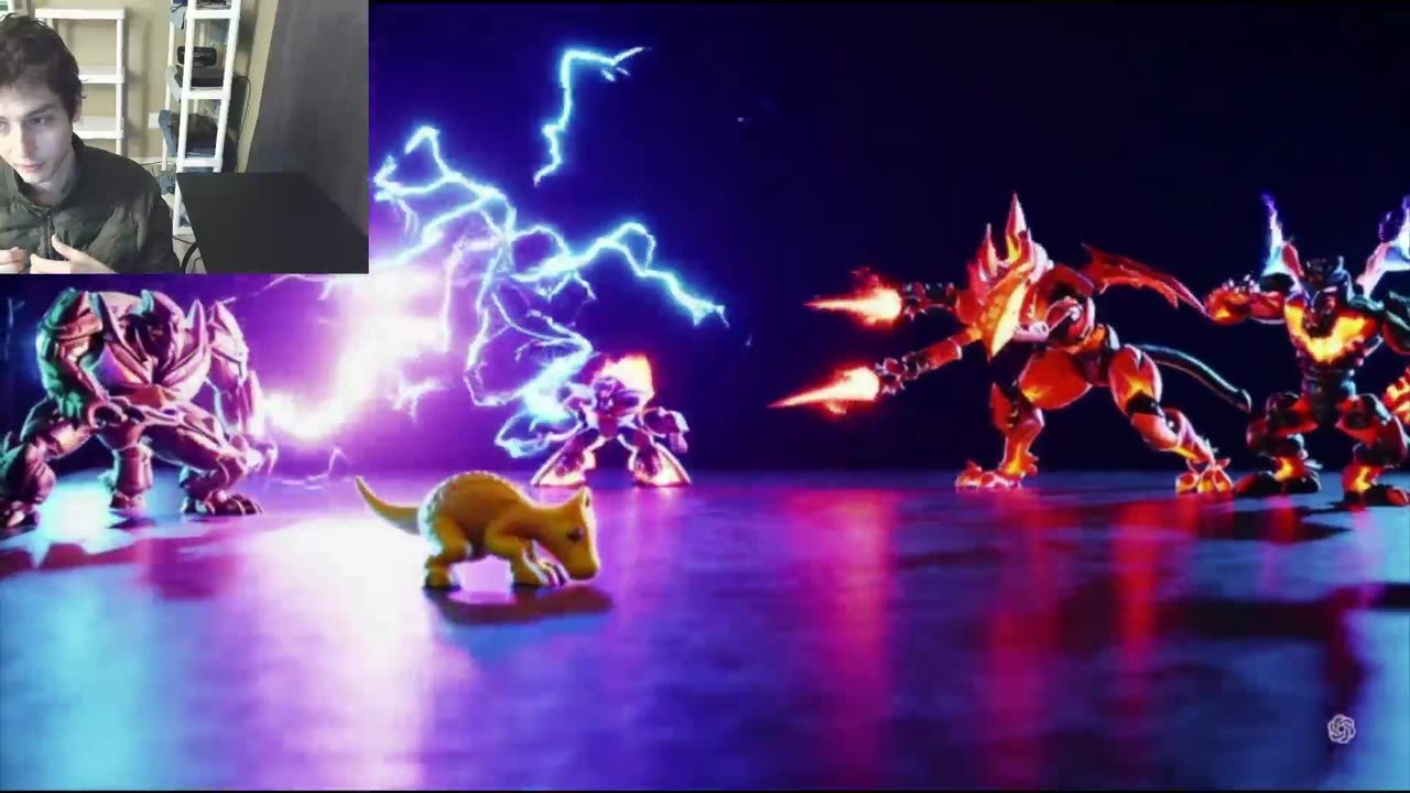 Action Figure Of Creature Characters In A Battle Fake Stop Motion Video With Live Commentary