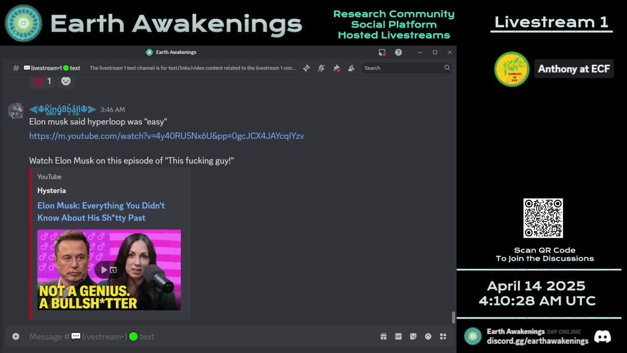 Earth Awakenings - Livestream 1 - #3107