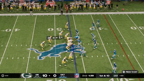 Madden 25 Green Bay Packers Franchise Year 1 Game 13 Packers Vs Lions CPU Vs CPU