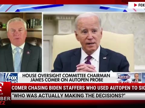 Watch: Comer Chasing Biden Staffers Who Used Autopen To Sign EOs
