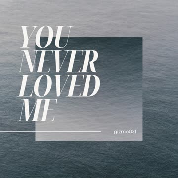 gizmo051- you never loved me [Official Video]