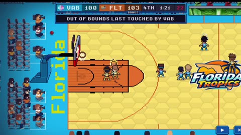 Green Hoopland Season 2: Legacy game Day 18 2 OT (0-15) Vancouver Blizzard @ (5-10) Florida Tropics