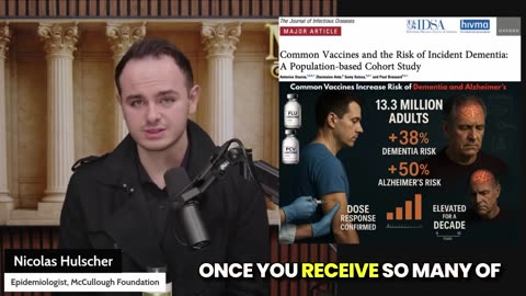 “世界揭露14_36”迄今規模最大的疫苗與失智症研究（樣本量達1300萬）發現了流感和肺炎鏈球菌疫苗的失敗，接種劑量越高、發生失智症 流感及神經系統問題的風險越大！且風險會持續達十年