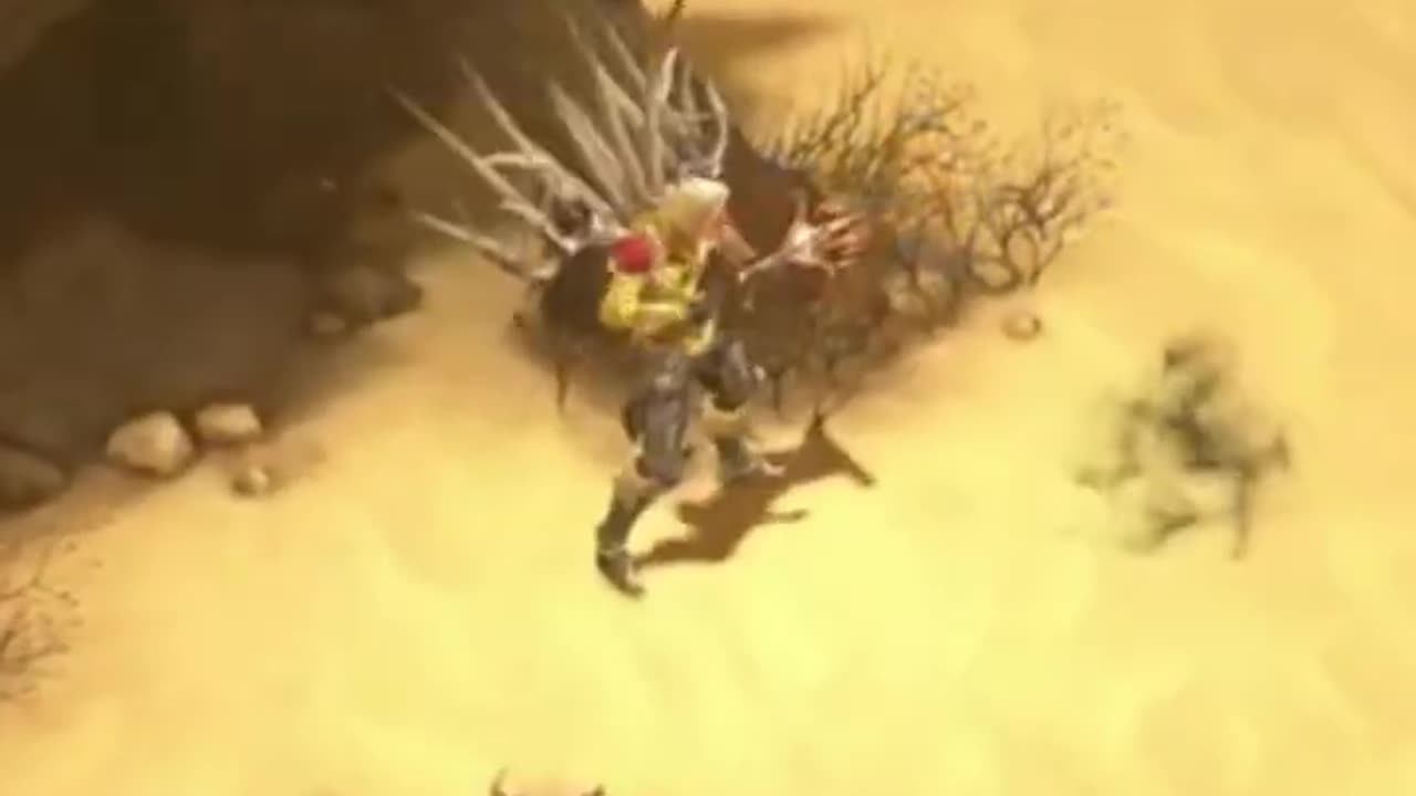 McDicken. Demon Hunter? Ep. (14)? I've gone mad in the desert again. #diabloiiireaperofsouls