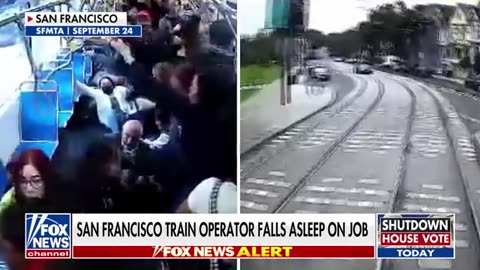 VIRAL VIDEO_ Train operator falls asleep on the job