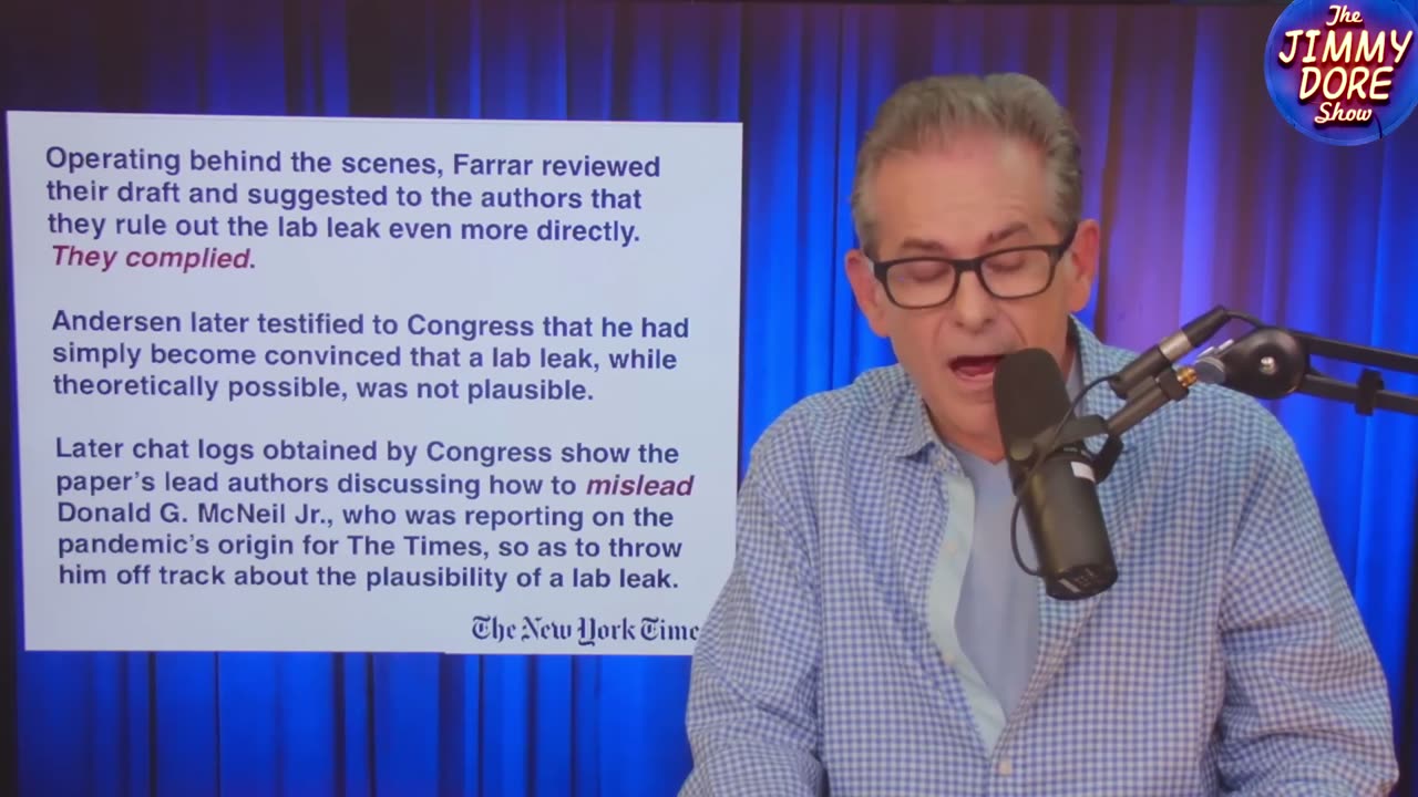 New York Times now admitting covid Conspiracy Theorists were correct about Covid