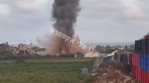 Dozens of attacks this morning across Khan Yunis Residents of Khan Yunis