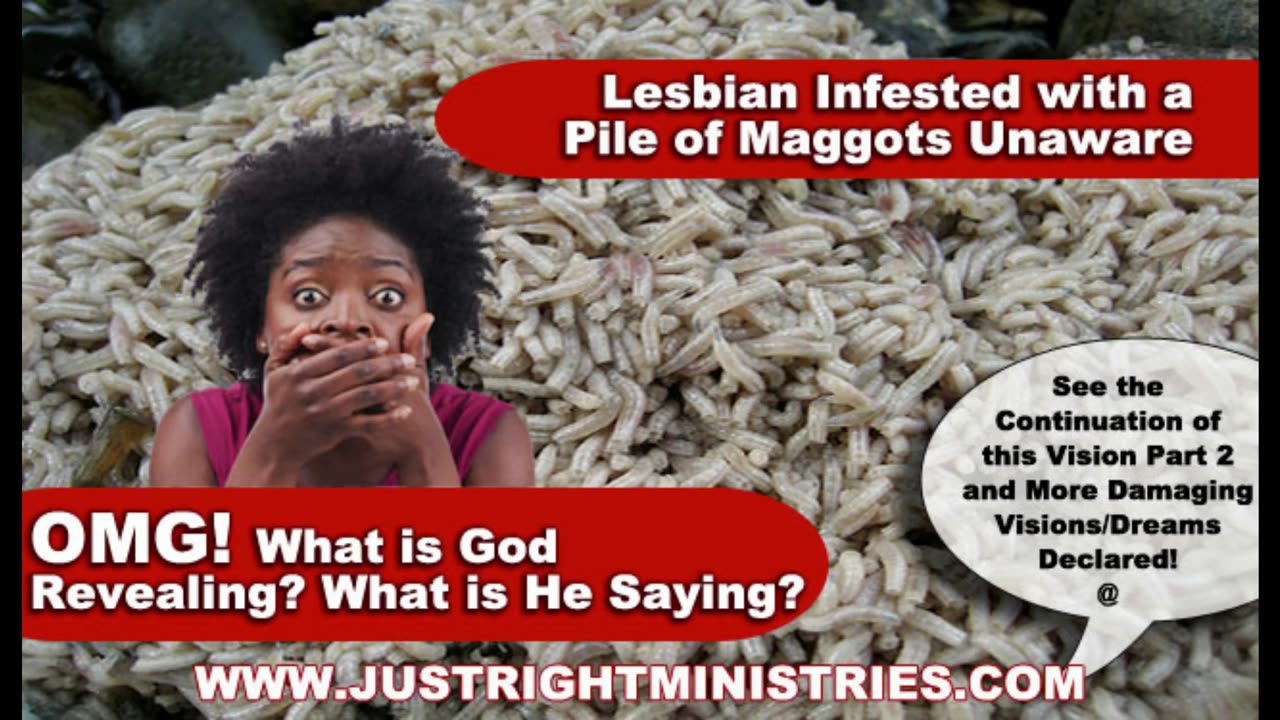 Lesbian Infested with Worms