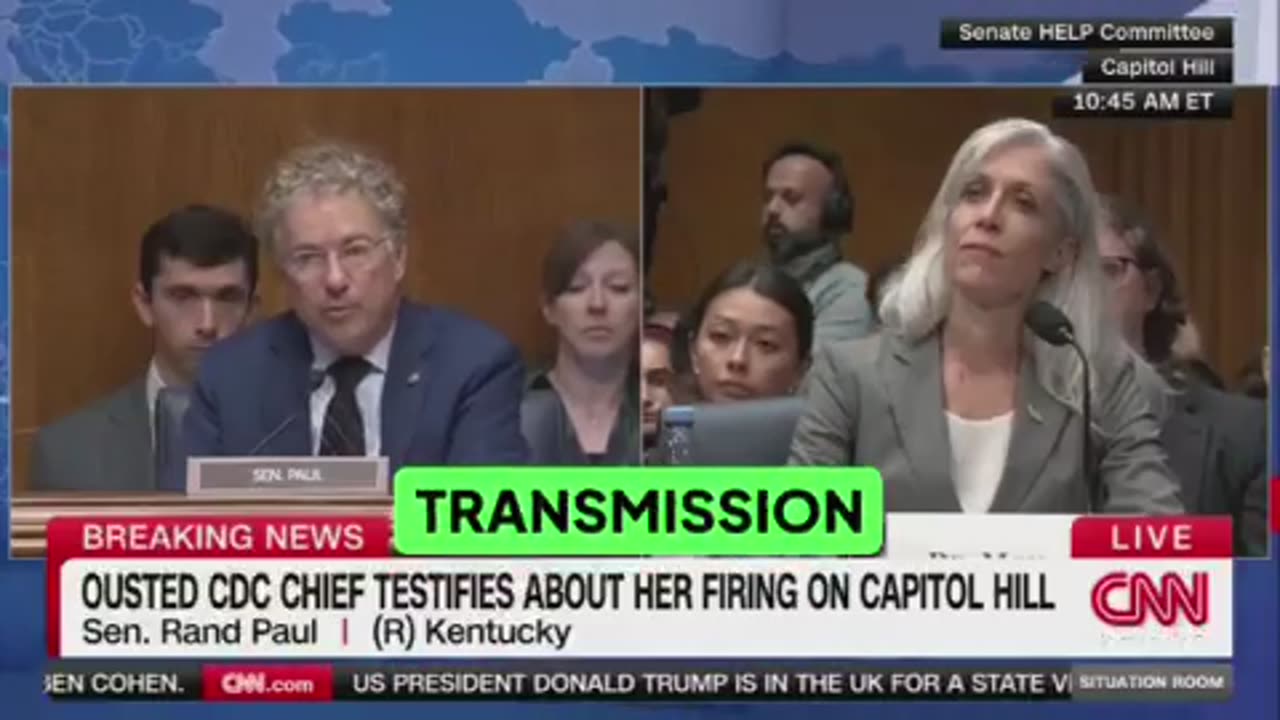 Rand Paul grills ousted CDC official Susan Monarez. (1 min, 25 sec)