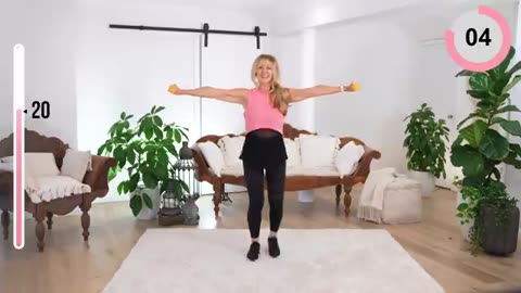 30 Minute Fat Burning Walk At Home No Equipment! From Fabulous50s YT!