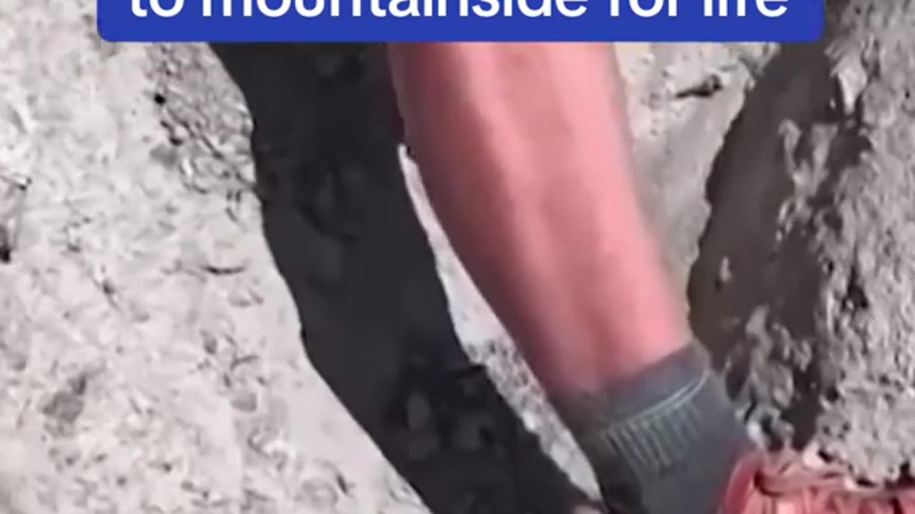 A team of rescuers were sent to save a stranded hiker