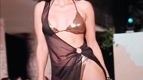 Gorgeous swimwear modeling