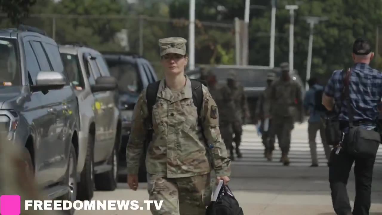 National Guard troops are arriving at the DC Joint Force Headquarters