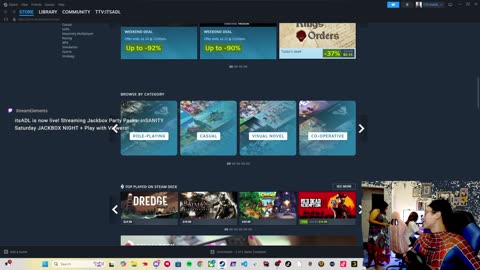 @notmoe510 +SPIDERMAN HOKAGE JACKBOX NIGHT + Play with Viewers!