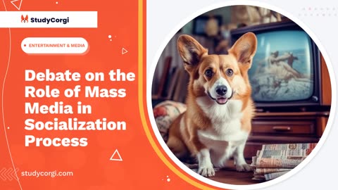 Debate on the Role of Mass Media in Socialization Process - Essay Example
