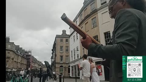 Jazz Nano Street Edition: Busking in Bath, England: 2025 Tour in UK