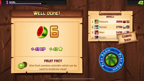 Fruit Ninja 2025 🍉 Epic Fruit Slicing Challenge | Perfect Blade Skills on Mobile!