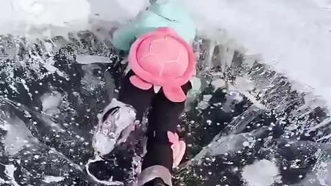 How do you get out of an ice dip?