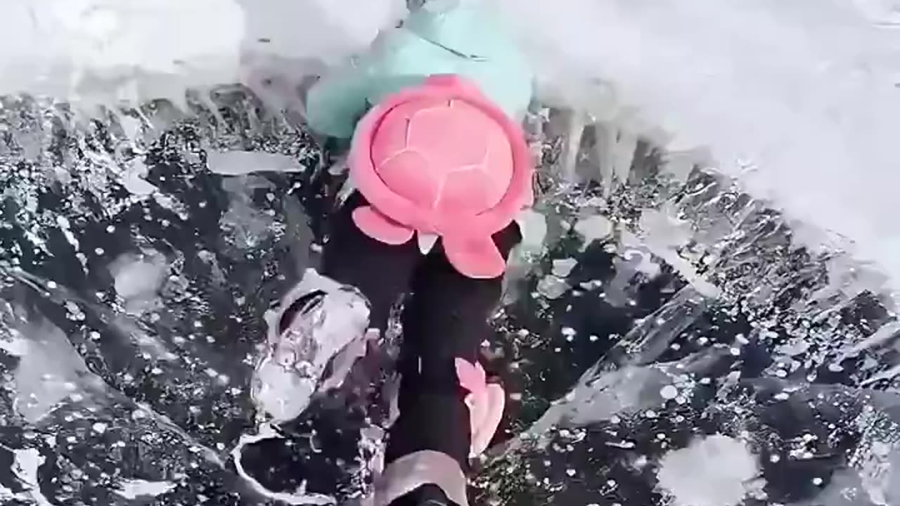 How do you get out of an ice dip?