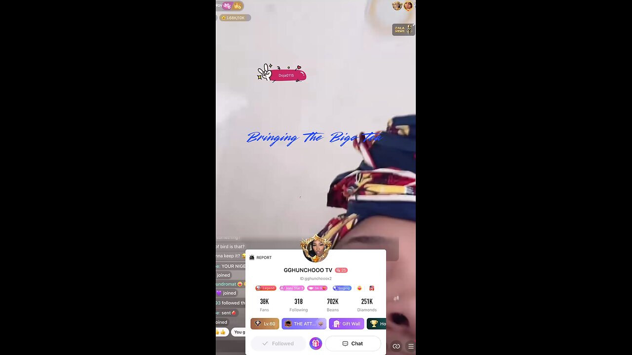 GG showing us the cows roaming the streets in Africa.