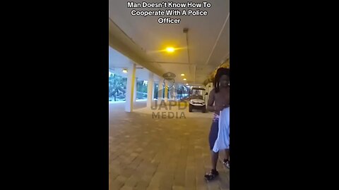 Man Refuses to Cooperate After Trespass Warning—No ID, Just Denial #trespassincident #bodycam #japd