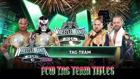 WWE 2k25 Lucha Bros(c) vs New Catch Republic FCWTagTeamTitles