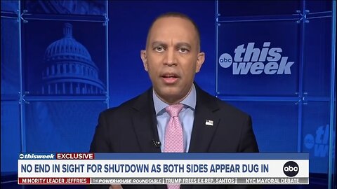 Rep Hakeem Jeffries Refuses To Open Govt THEN Vote On Healthcare