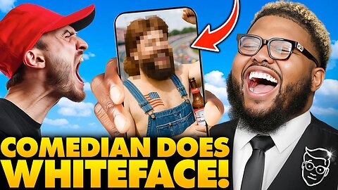 Black Comedian Goes to NASCAR Race in Perfect WHITEFACE, Internet Gasps: 'That's a Black Redneck…’