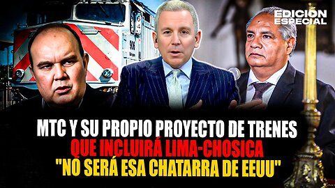 #EnVivo MTC anuncia propio proyecto de trenes Lima-Chosica que no serán los que trajo 'Porky'