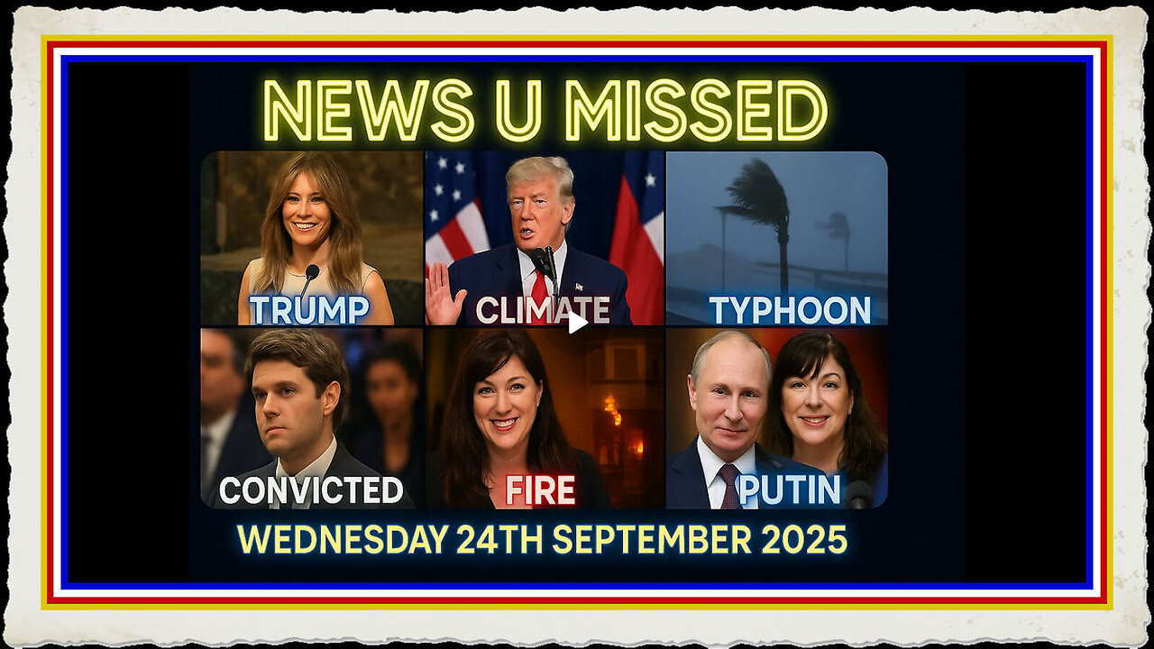 NEWS U MISSED WITH PAUL BROOKER DREW DEMI 24TH SEPTEMBER 2025