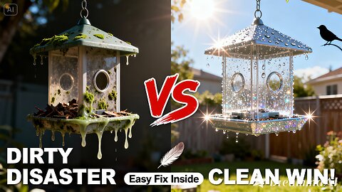 How to Clean Bird Feeders: Prevent Disease & Mold (Easy Step-by-Step Guide)
