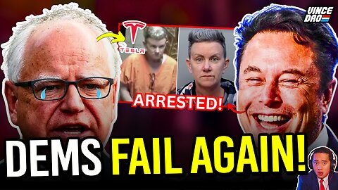 Tesla Protests HILARIOUSLY BACKFIRE as Democrats Get ARRESTED AGAIN