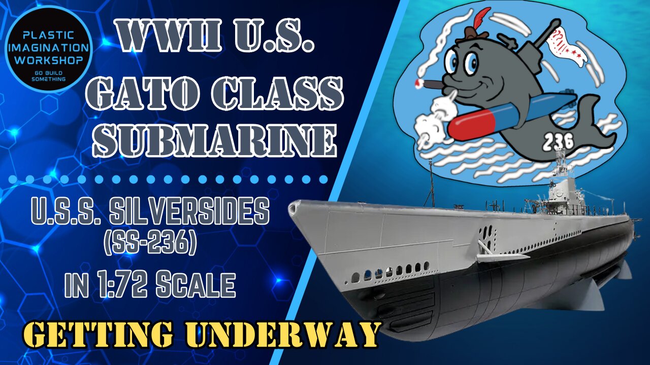 U.S.S. SILVERSIDES - WWII GATO Class Submarine - Build Series - Getting Underway!