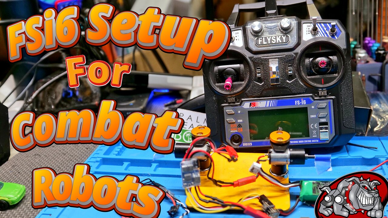 How to set up your FSi6 Radio for combat robotics and more!