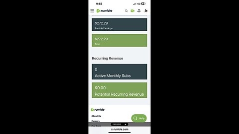 The amazing income from Rumble. / Benefits of Rumble: