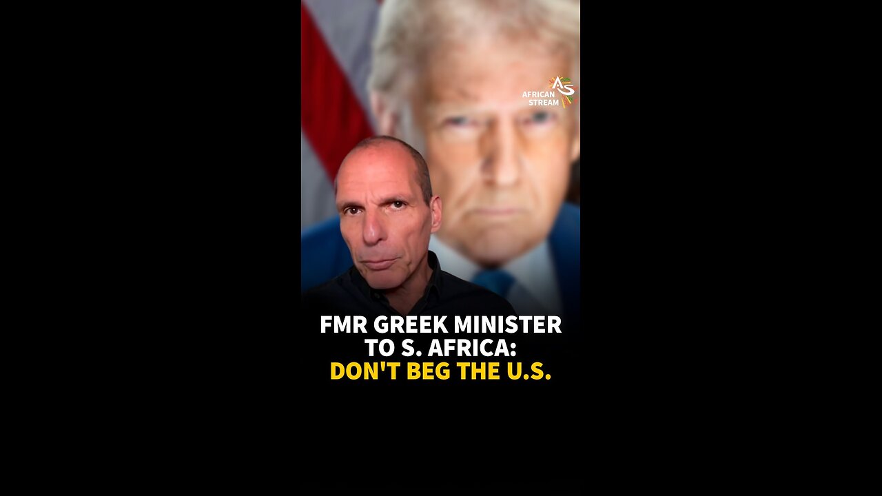FMR GREEK MINISTER TO S. AFRICA: DON'T BEG THE U.S.