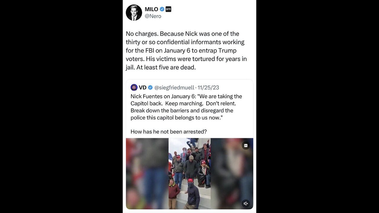 Never Forget Nick Fuentes Had No Consequences Despite His Roll on J6