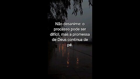 A promessa ainda está de pé