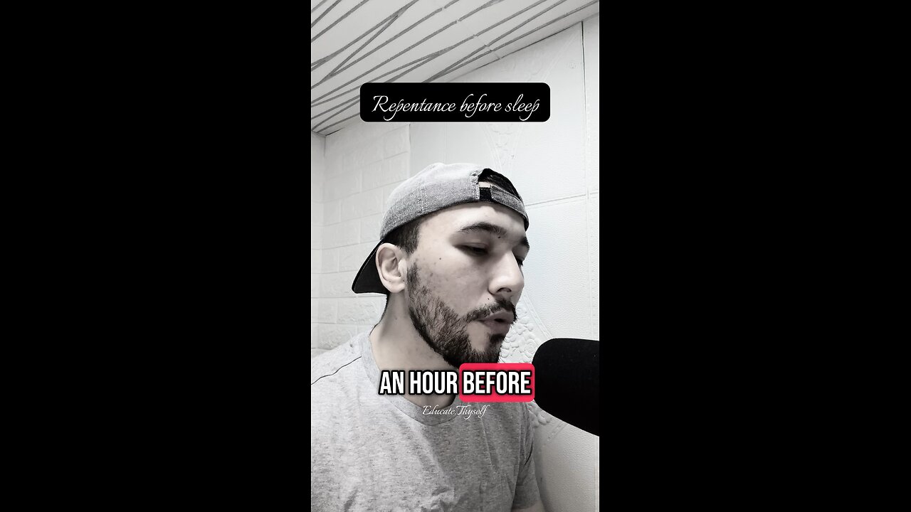 “Fall asleep in the state of repentance”