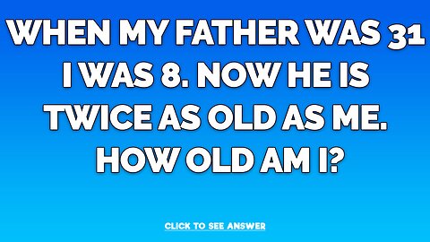 Do you know the answer to this riddle?