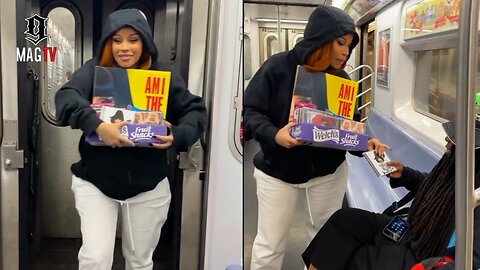 Cardi B Sells Her Music In Subways To Avoid Losing Her House! 😱