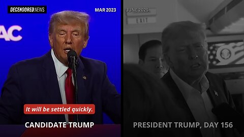 Russia-Ukraine War: Candidate Trump vs. President Trump (Day 156)