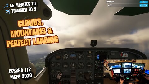 🌫️⛰️From Tatry to Kosice 🇸🇰 | Smooth Landing Through Slovak Mountains | MSFS 2020 | Cessna 172 ✈️