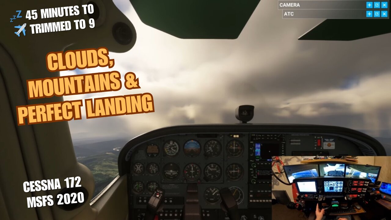 🌫️⛰️From Tatry to Kosice 🇸🇰 | Smooth Landing Through Slovak Mountains | MSFS 2020 | Cessna 172 ✈️