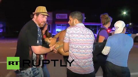 [Jun 12, 2016] Mass shooting at Orlando gay nightclub Wounded evacuated from deadly attack scene [Russia Today]