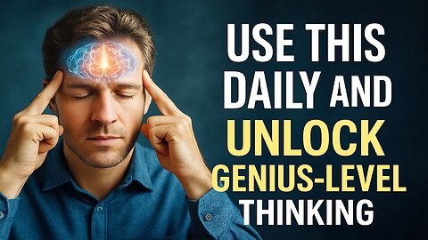 Use This Daily and Unlock Genius-Level Thinking