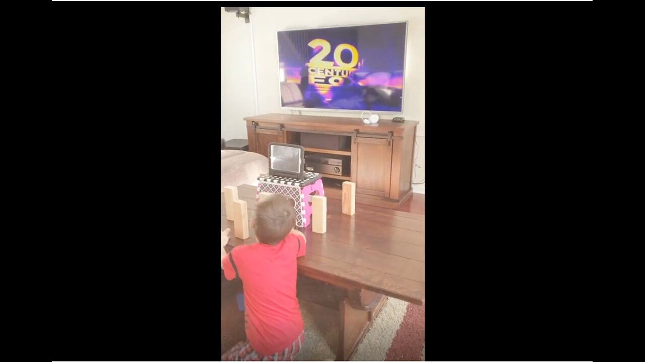 My son's obsession with the 20th Century Fox intro - logo