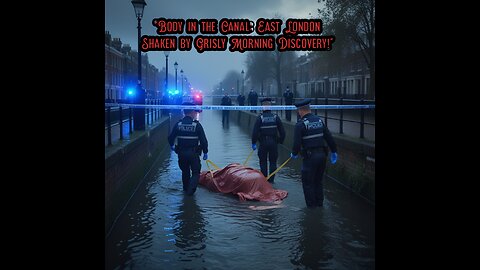 Body in the Canal: East London Shaken by Grisly Morning Discovery!"