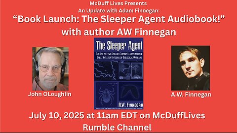 Book Launch: The Sleeper Agent audiobook! with AW Finnegan, July 10, 2025